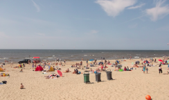 quiet beach sunshine