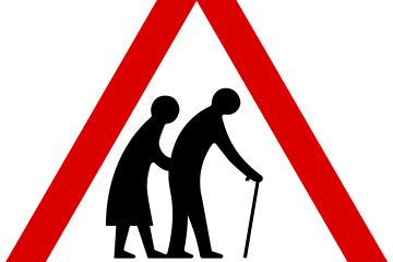 warning old people, pensioners