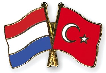 Netherlands and Turkey flag pins
