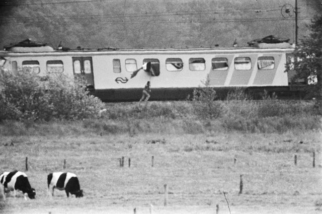 The hijacked train. Photo: National archives