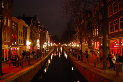 red light district