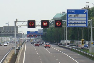 a10 amsterdam road traffic jam