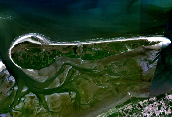 ameland by satellite