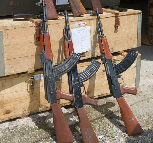 kalashnikov rifles