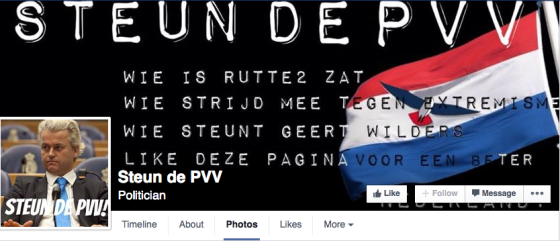 support the pvv facebook