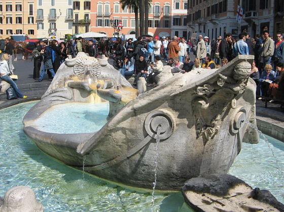 barcaccia fountain