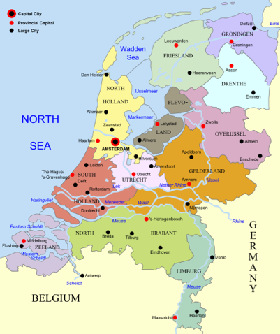 12 Dutch provinces