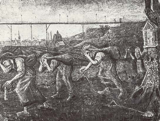 The miners return van gogh borinage