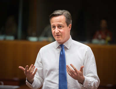 British Prime Minister David Cameron