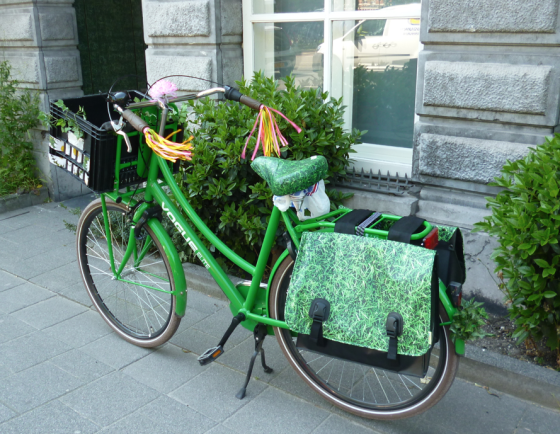 green bike