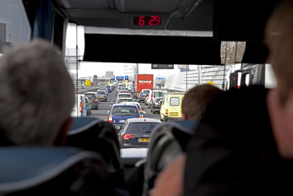 Motorway jams in Amsterdam