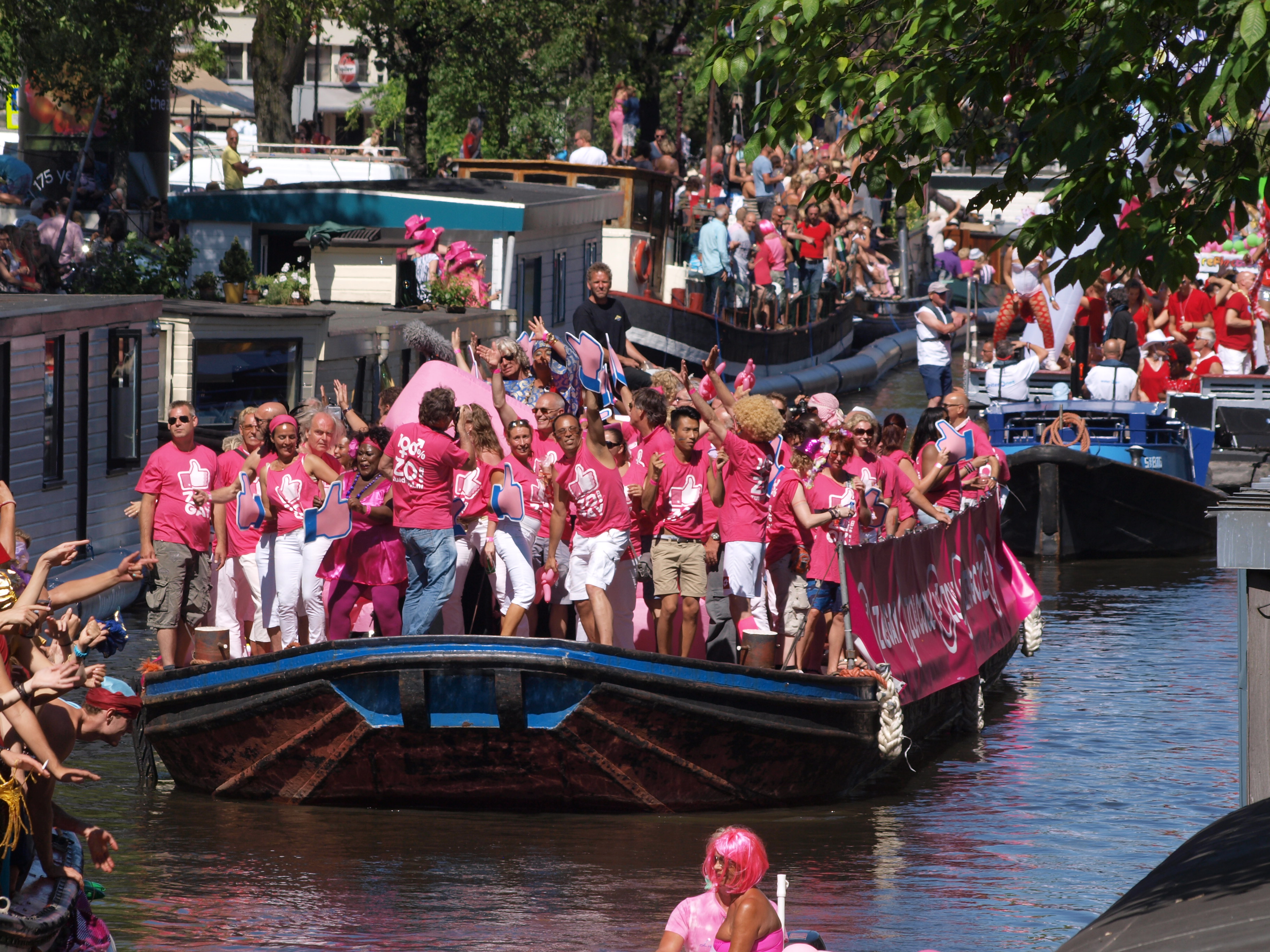 Celebrating Gay Pride in Amsterdam