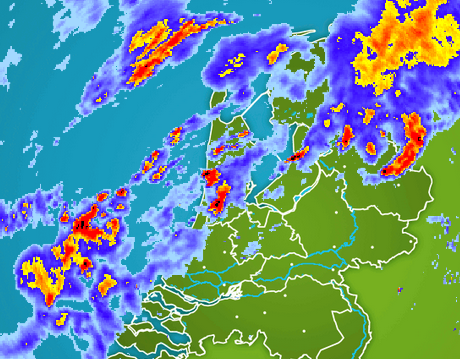 storm crosses the netherlands