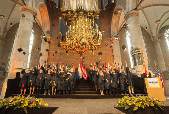 Webster University graduation ceremony