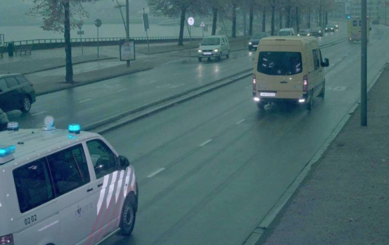 Anouk van police ambulance speeding ticket