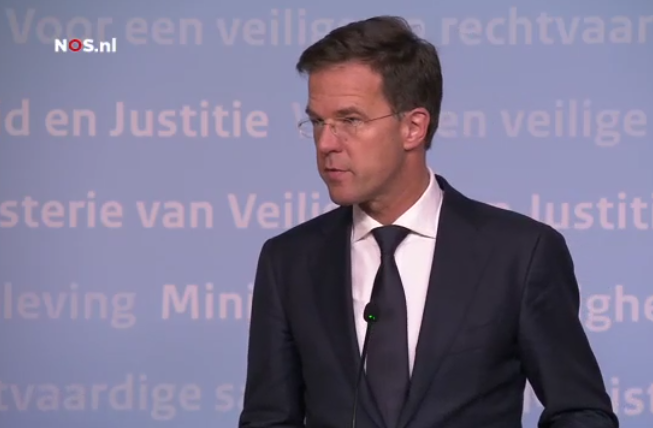 Rutte press conference Paris attack