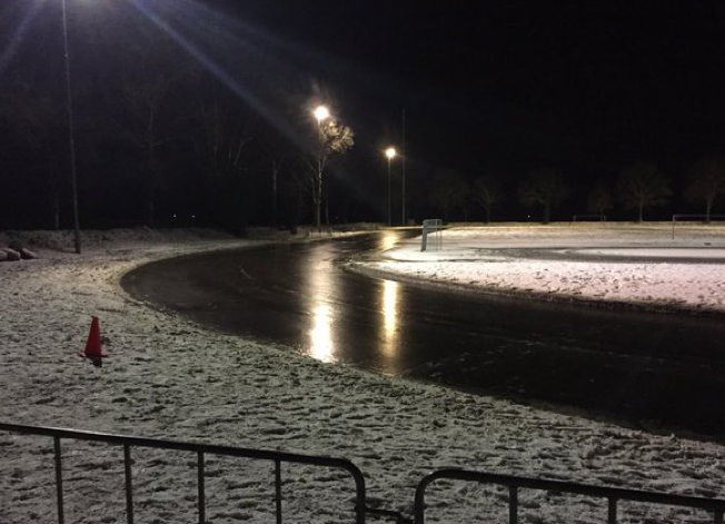 Ice rink in Noordlaren