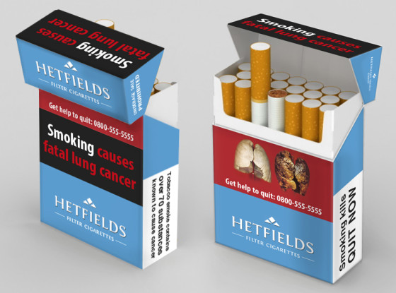 A mock-up of how the new packaging will look. Photo: Europa.eu