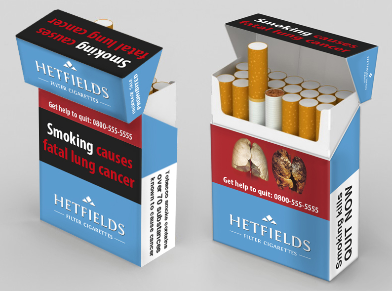 A mock-up of how the new packaging will look. Photo: Europa.eu