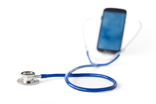 Stethoscope And Mobile Phone