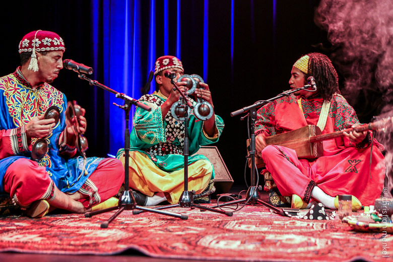 Safar Nord Sud Gnawa ensemble. Photo: Christian Menkel