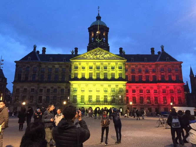 The palace on the Dam in Amsterdam. Via Gemeente Amsterdam Facebook