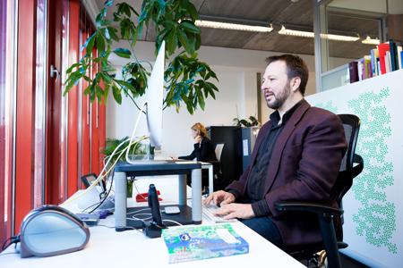 Jeremy Bierbach at work