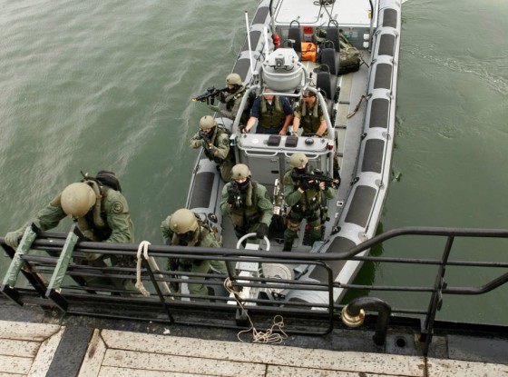 Marines on a training mission. Photo: Defensie.nl