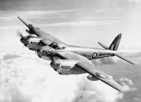 A Havilland Mosquito. Photo RAF via Wikimedia Commons