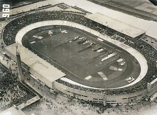 The Amsterdam stadium during the 1928 Olympics. Photo: Rijksmonumenten