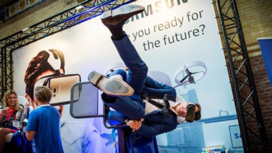 Prince Constantijn opens the Startup Fest event. Photo: Frank van Beek Fotografie / HH