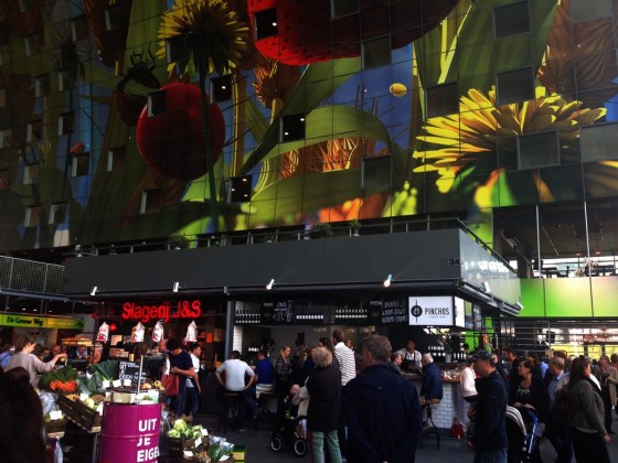 The Markthal at night. Photo: Holland.com