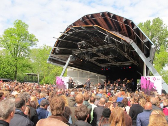 The Vondelpark festival in Amsterdam.
