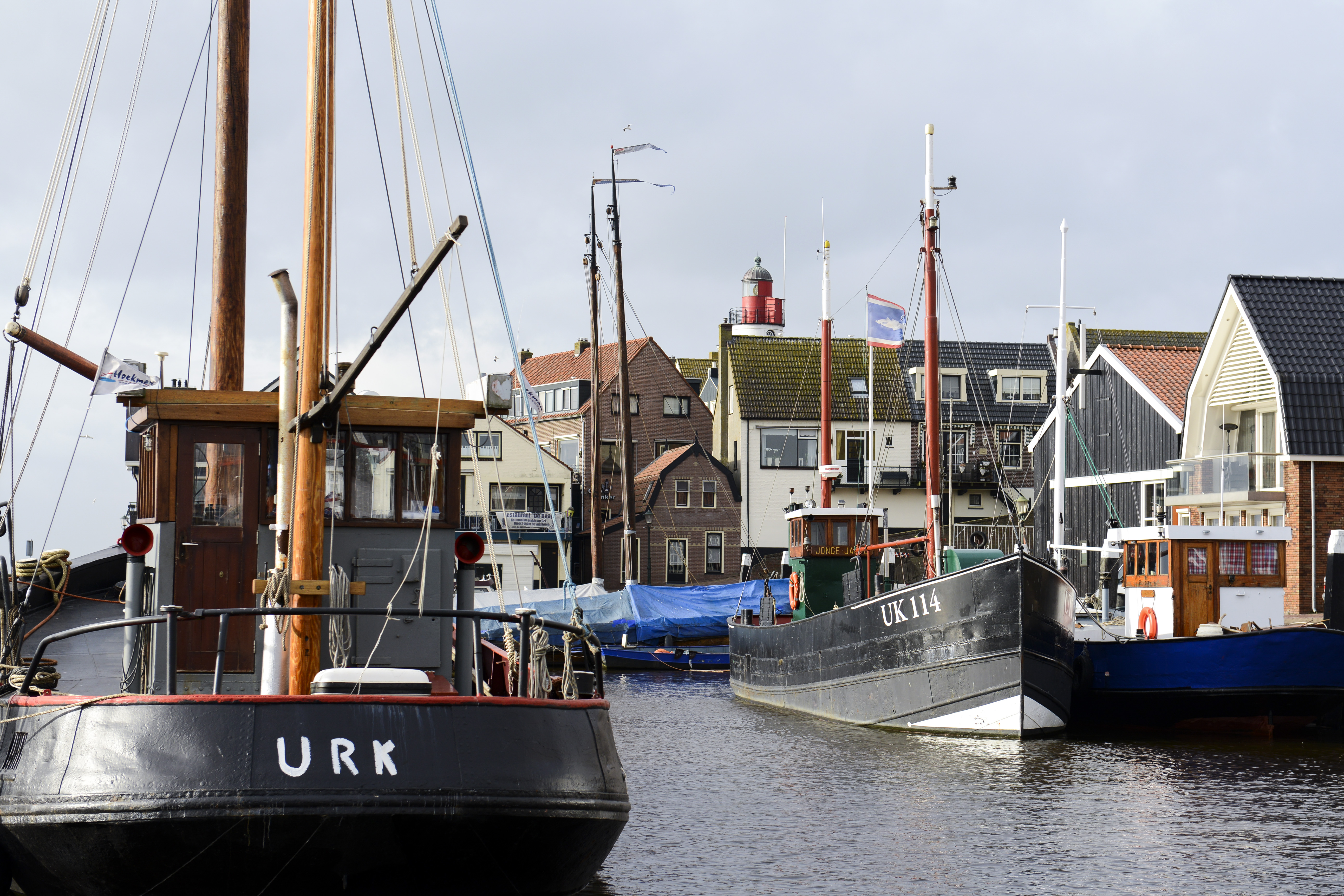 Urk's harbour ahead of the film crew arrival. Photo: Bram Petraeus /HH