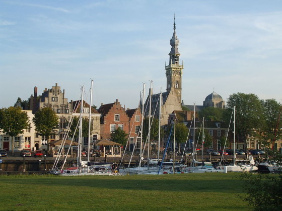 The harbour in Veere. Photo: By Paul 14 via Wikimedia Commons