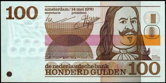 100 guilder note