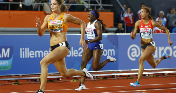 Dafne Schippers retains 100m title at European championships
