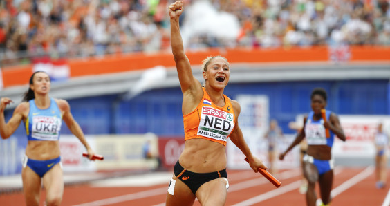 Dutch golden girls take European 4x100m relay title