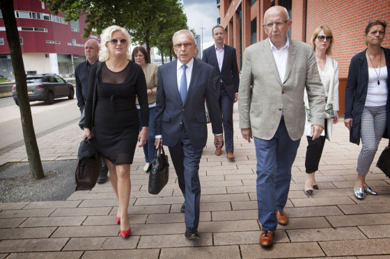 Jos van Rey leaving the court. Photo Maarten Hartman / HH