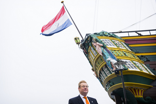 Justice minister Ard van der Steur ahead of an EU meeting in Amsterdam. Photo: EU2016NL