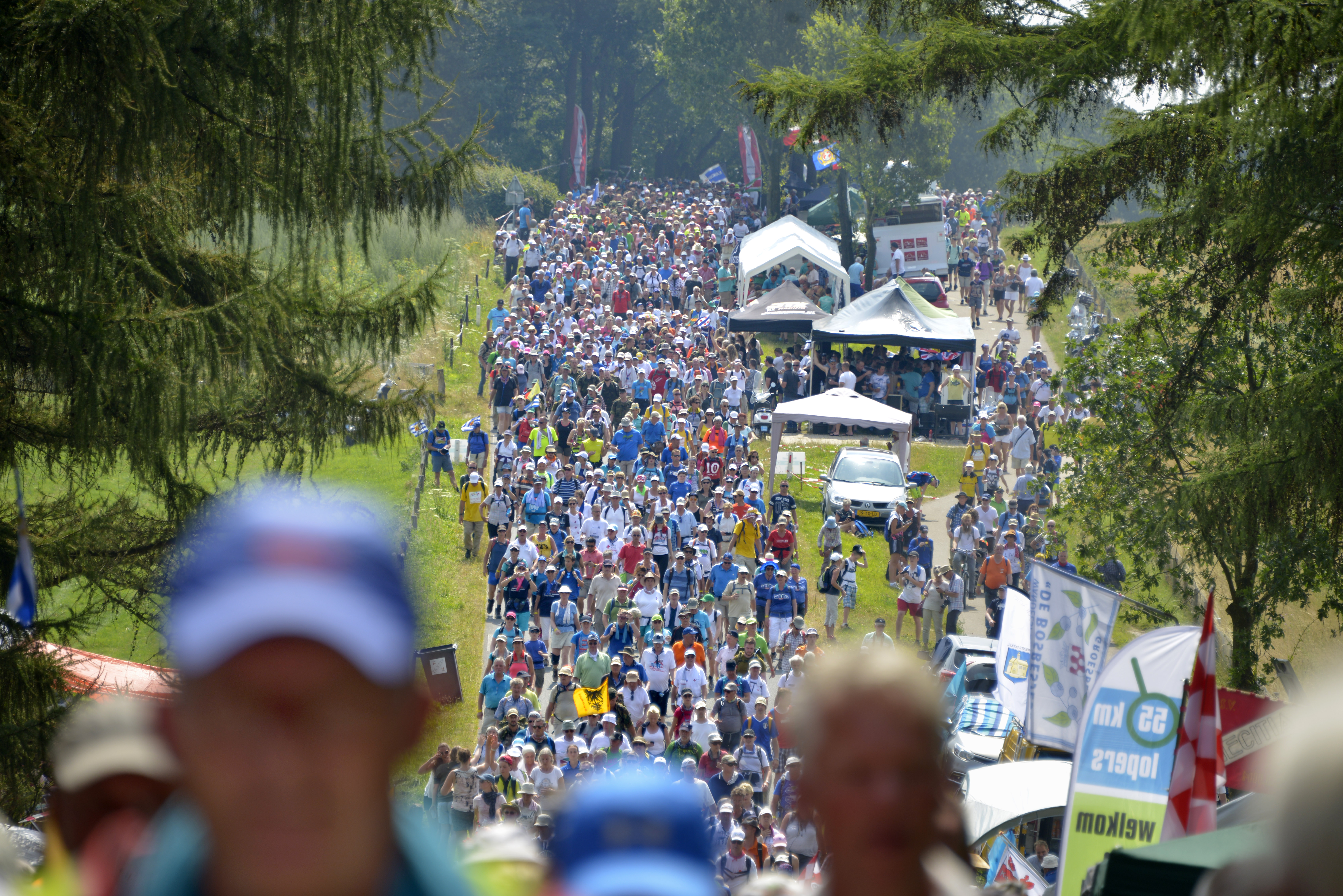 Day three of the four-day march. Photo: Flip Franssen / HH