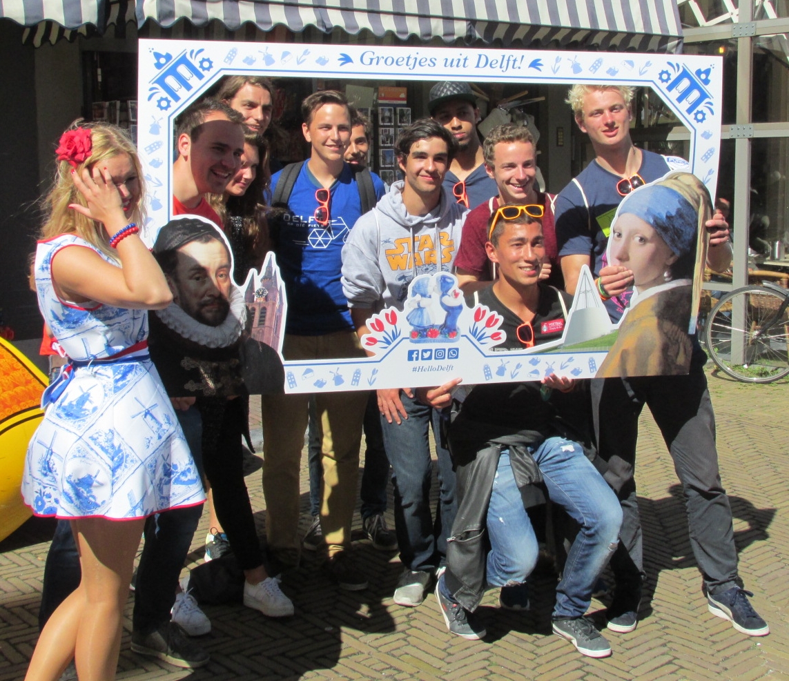 New students in Delft. Photo: Delta