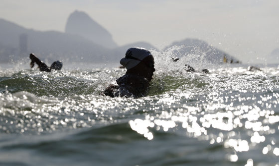 Sharon van Rouwendaal in action. Photo: AP Photo/David Goldman