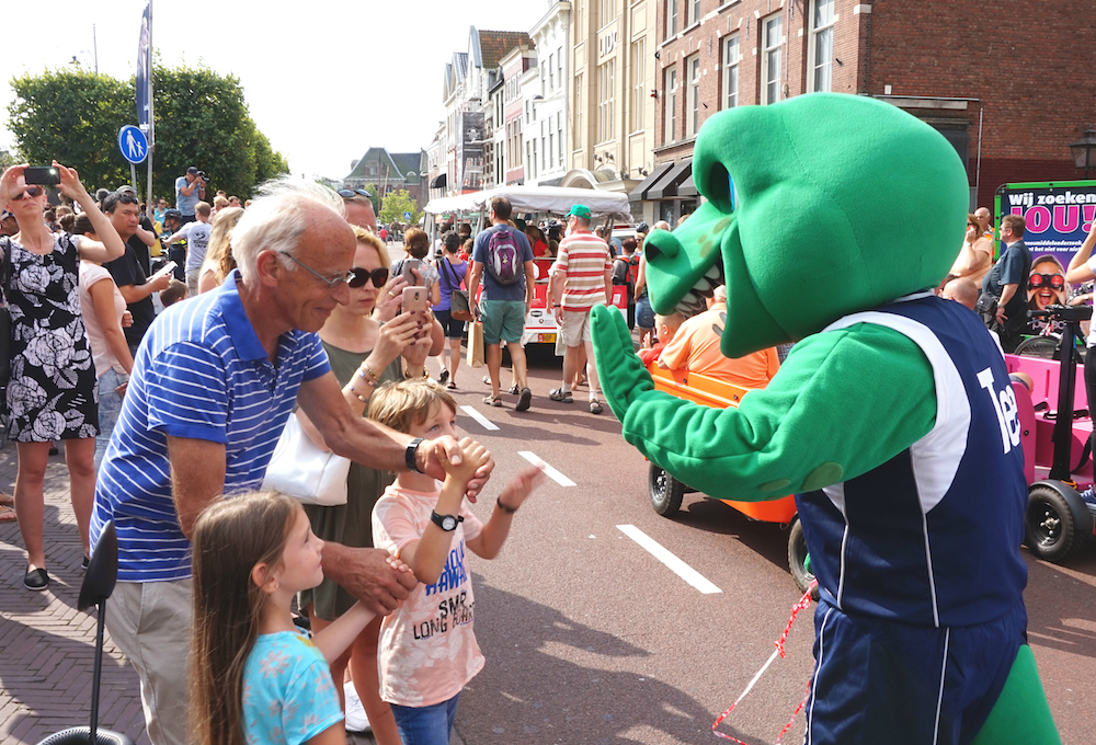 T Rex fever in Leiden. Photo: Brandon Hartley