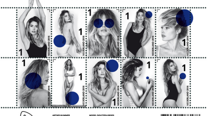 PostNL recently issued new stamps featuring model Doutzen Kroes taken by Anton Corbijn