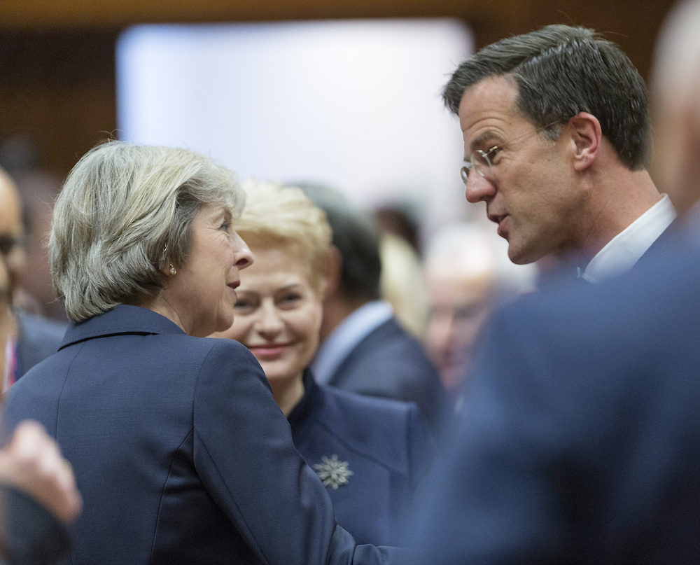 Both Britain and the Netherlands have difficult EU issues to solve. Photo: Thierry Monasse/Polaris via HH