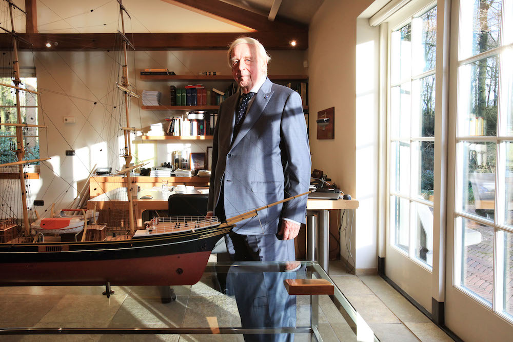 Frits Goldschmeding in his study. Photo: Marijn Alders/Hollandse Hoogte