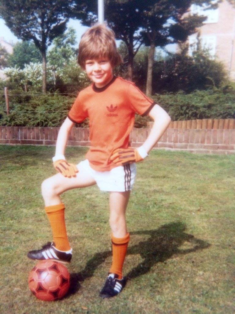 You can't get more Dutch than a proud lad with football and Netherlands strip. We'd just like to know if this would-be Dutch international actually went on to play for Oranje.