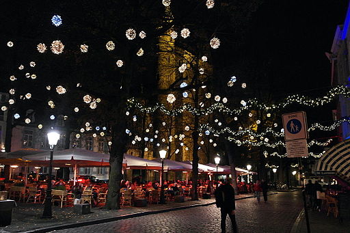 Christmas lights in Maastricht