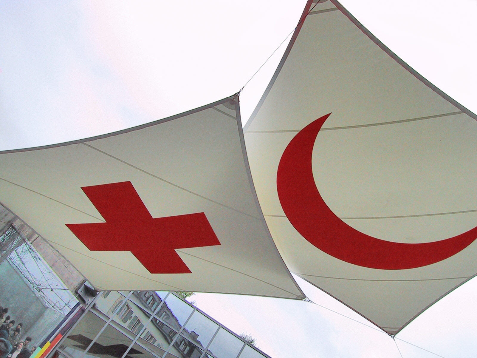 Red Cross and Red Crescent logos